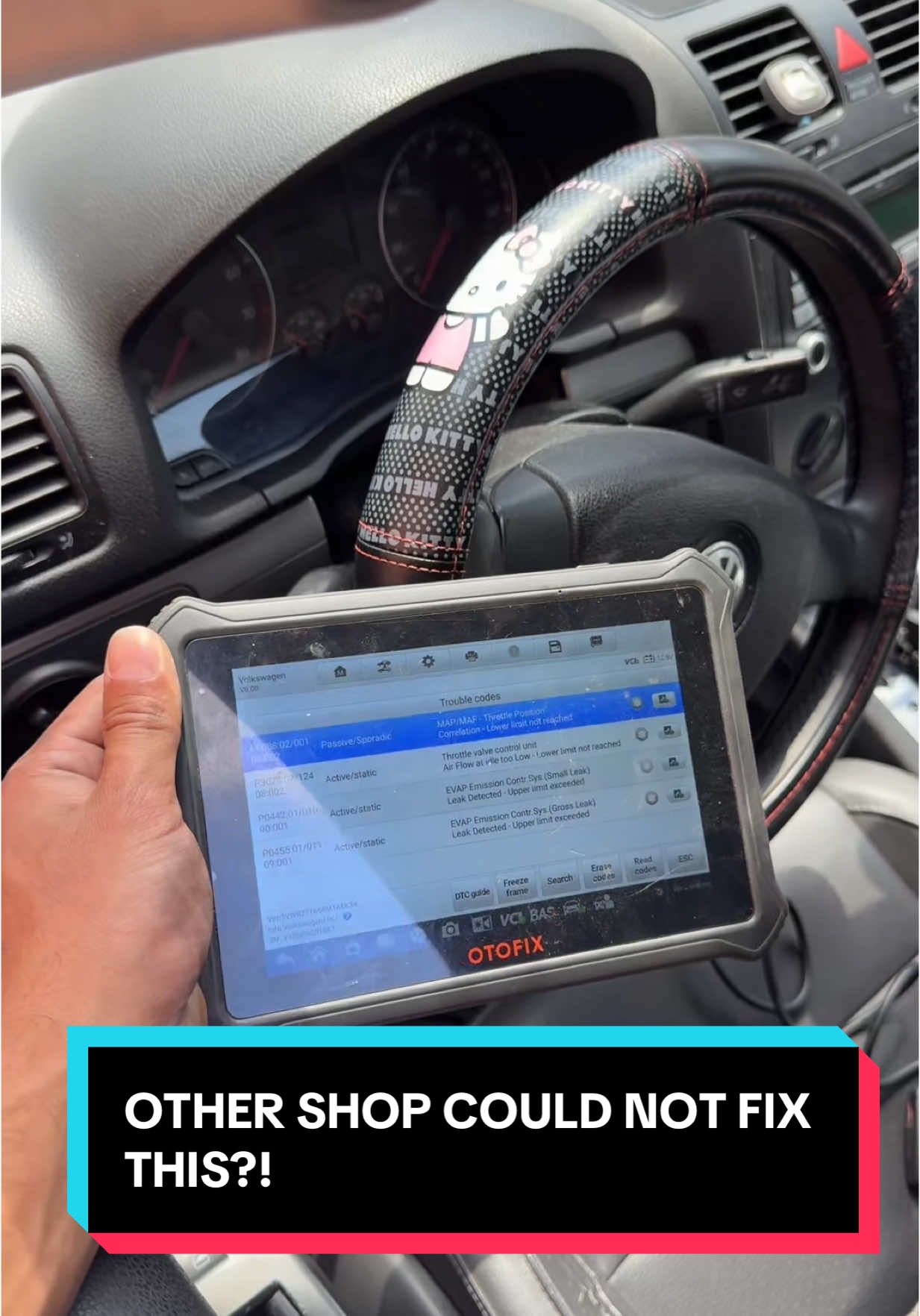 Small evap leak detected Volkswagon would not pass Smog, diagnosed and fixed problem. #car #automotive #maintenance #imjustagirl #mechanic #mechanicscam #dealership #shadymechanic #thebestmechanic #howtobeamechanic #fixcars 