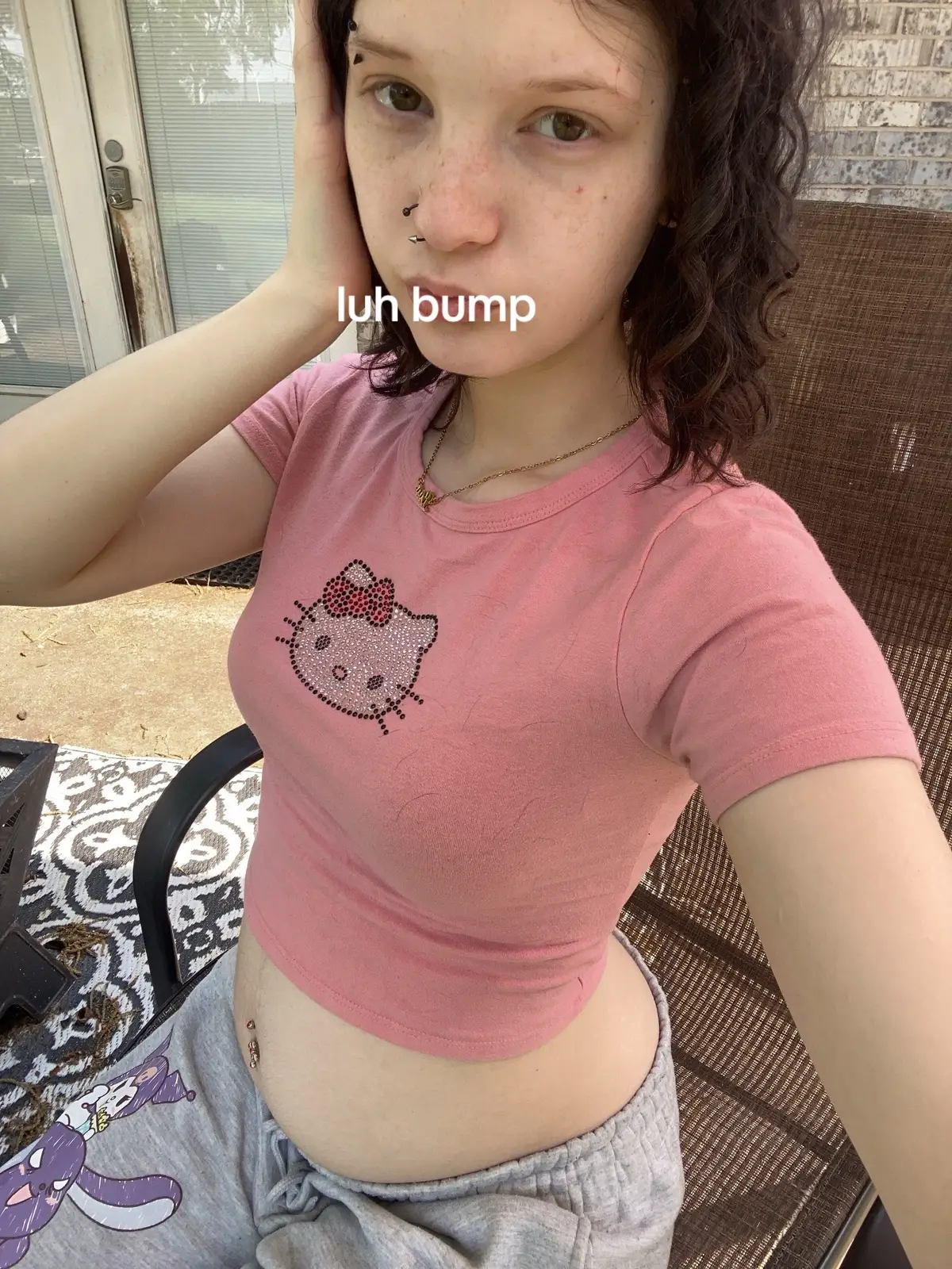 i am loving my bump it's so cute #fyp #mutuals #18 #teenmom #bumpdate 