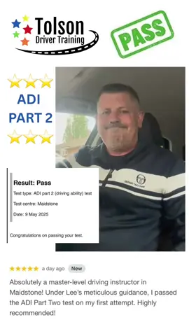 ADI Part 2 Pass, congratulations Marco #Adi #pdi #learningtodrive #part1 #part2 #capcutedit #foru #part3 #instructortraining #instructortrainer #drivinginstructortraining #becomeadrivinginstructor #mentor #drivinglessons 