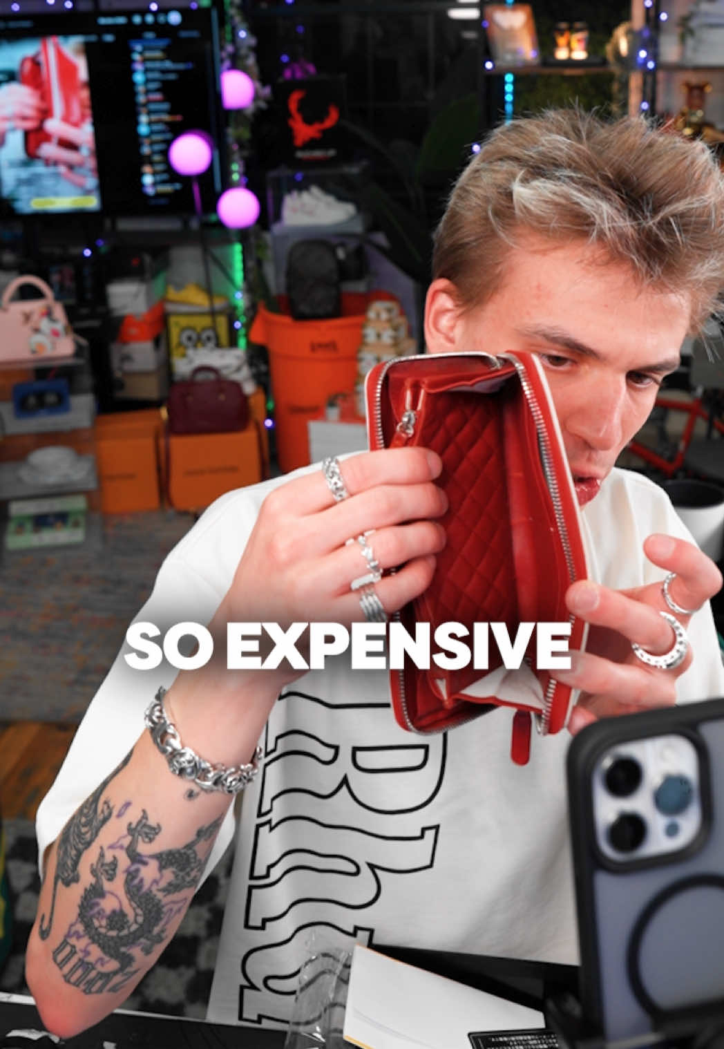 INSANE Chanel Wallet on $1 AUCTION🤯 #chanel #chanelwallet #rarewallet #designerwallet #liveselling #liveauction