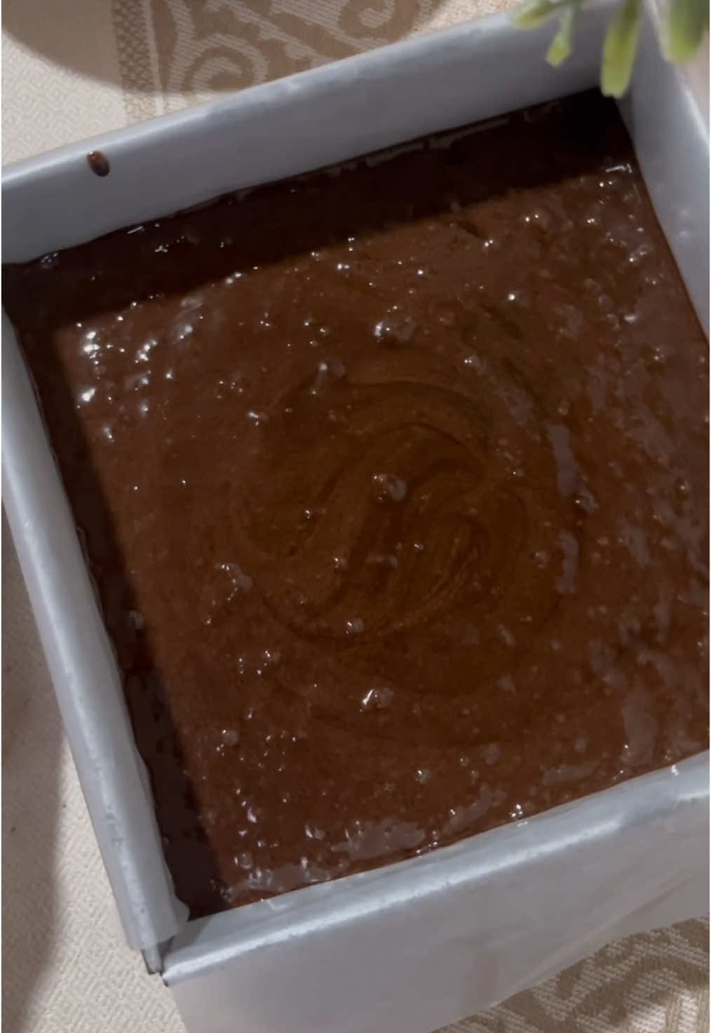 CHOCOLATE BROWNIES #brownies #chocolate #Recipe #fyp  Ingredients  200g dark chocolate  115g salted butter 100g white sugar (1/2 cup) 100g brown sugar 3 large eggs 1/2 tsp vanilla 75g flour (1/2 cup) 35g cocoa powder (1/4 cup) 1/2 tsp baking powder  7 inch baking tray