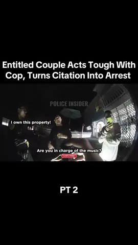 Entitled Couple Acts Tough With Cop, Turns Citation Into Arrest #bodycam #copcam #policeoftiktok #police #foryoupage #fypシ #xzybca #fyp #fypage #dashcam #tiktok #vi #viral #trending  FOLLOW FOR MORE 😄