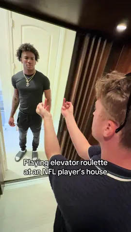 Elevator roulette at a mansion #nfl #dallascowboys #elevatorroulette #relatable #coloradofootball #xyzbca