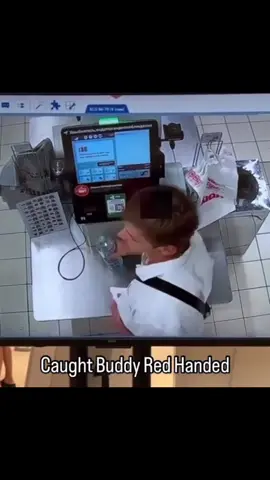 Nah buddy thought he was getting away 😂 #fyp #caughtoncamera #cctv #funny #clips #viral 