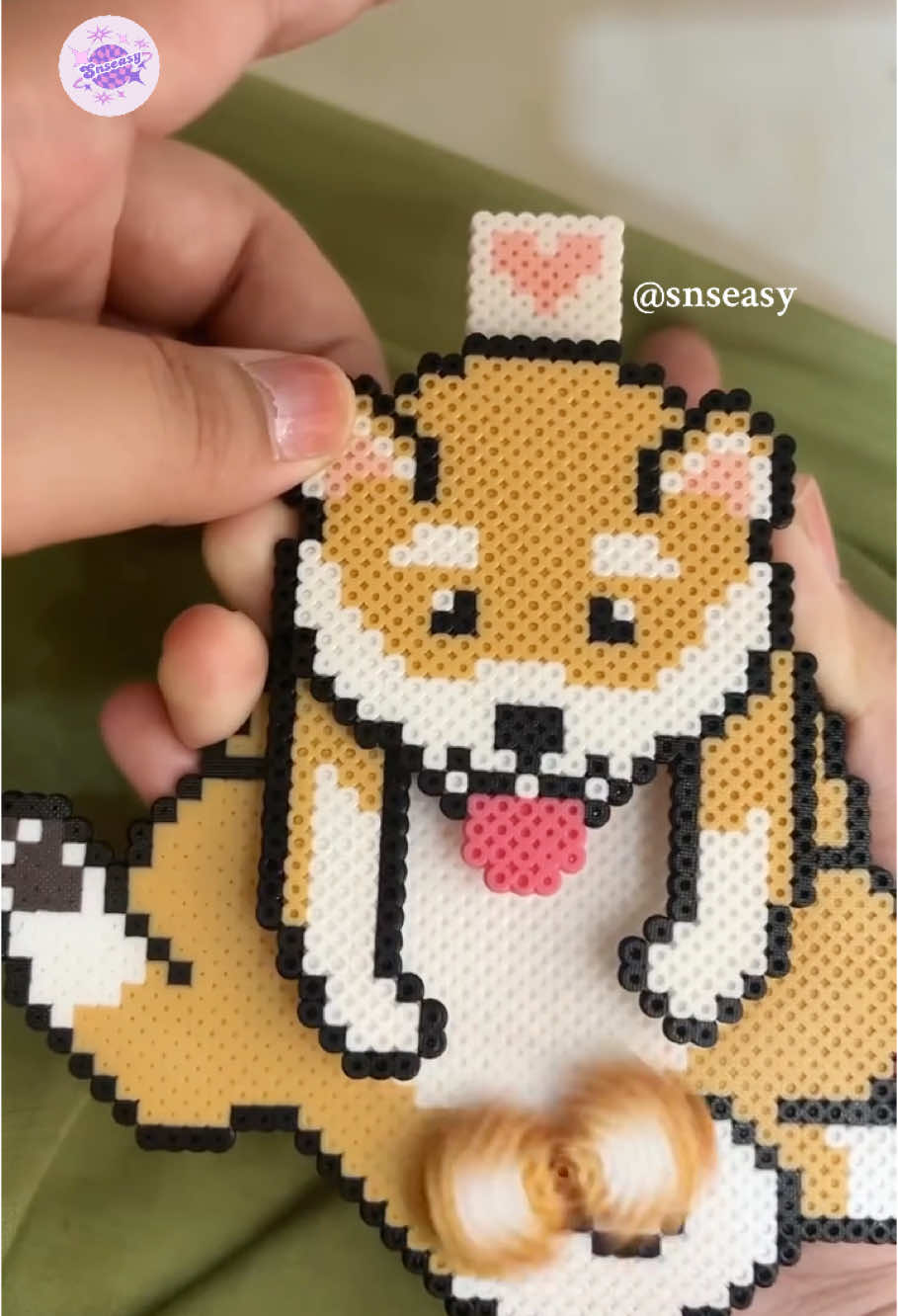 Diy 3D Fuse Bead:Cute Dog 🤭🐶✨#fusebeads #perlerbeads #hamabeads #ironbeads #perlerbeadsart #hamabeadsart #asmr #satisfying #satisfyingvideo #satisfyingsounds #pixelart #perler #shinchan #shinchanlover #usa🇺🇸 #canada🇨🇦 #au #europe #unitedkingdom #de #fr #spain #saudiarabia🇸🇦 #australia #singapore #japan #korea #orangecat #cat #catsoftiktok #catlover 