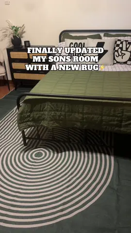 New rug in my sons room #kidsroom #newrug #rugtok #rugs #homeinspo 