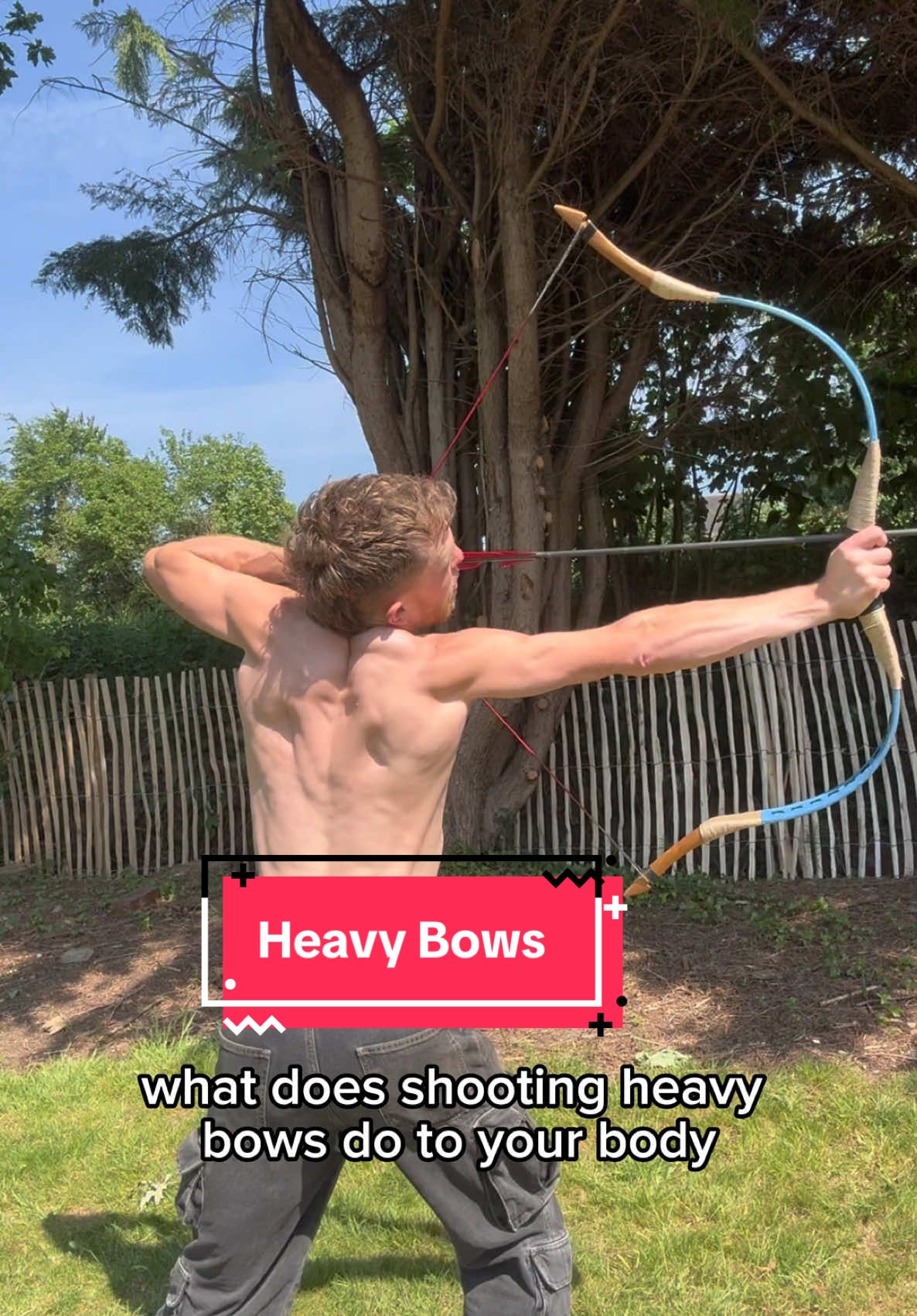 Can you tell which is my weaker side at the end there? 😂 #history #archer #archery #nerd #fantasy #bow #arrow 