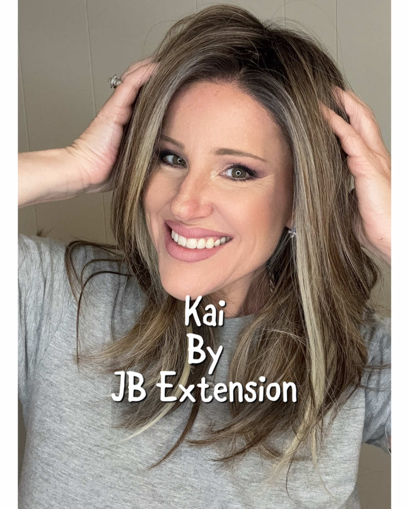 This Stunning wig Kai from @Jbextension.usa . Seamless blend, natural texture—this one is a must-have. Grabbing every color. Pinning this look right here - tap the orange 🛒  #HairGoals #HairExtensions #RealHairVibes #JBExtensions #HairTransformation #SeamlessHair #BeautyHack #TikTokHair #hairloss #wig #gsv #hashimotos #perimenopause #HairReel