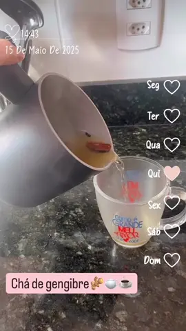 Chá de gengibre, xô resfriado.