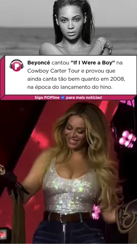 É natural que a voz dos cantores mude com o passar dos anos — o tempo age, e isso se reflete até nas cordas vocais. Mas com a Beyoncé? Ah, meu bem... aí é outra história! Ela prova que o talento é atemporal ao cantar 