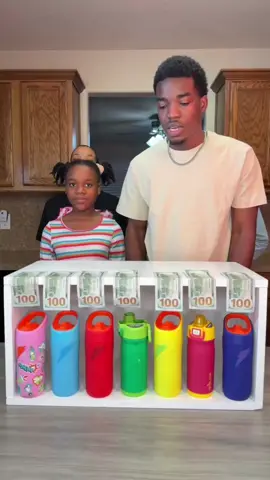 @B @ n y y y is happy for Danise winning #matching #bottle #game 