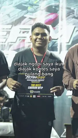 Dk bisa balap, cuman bisa kontes jk dh syukur😪