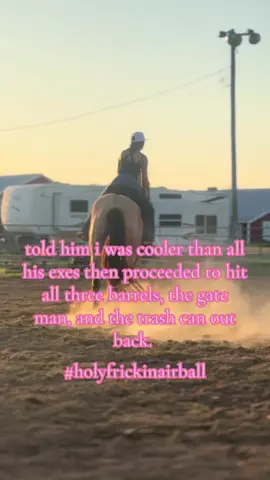 gotta love push style horses🤷🏽‍♀️ #ilovemybf #barrelracing #fyp 