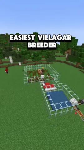 Easiest Villager Breeder In Minecraft! #minecraft #survival #minecraftfarm