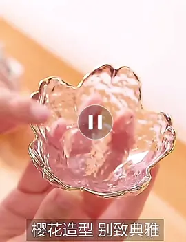 DOREEN Tigela Pequena Flor De Cerejeira Para Sorvete/Vidro/https://s.shopee.com.br/1LTEtIlh3H