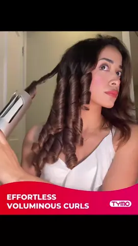 Achieve effortless voluminous curls with TYMO CURLPRO PLUS. #tymobeauty #hairtok #tymocurlproplus #curlingiron #curler #hairstyles #bouncycurls 