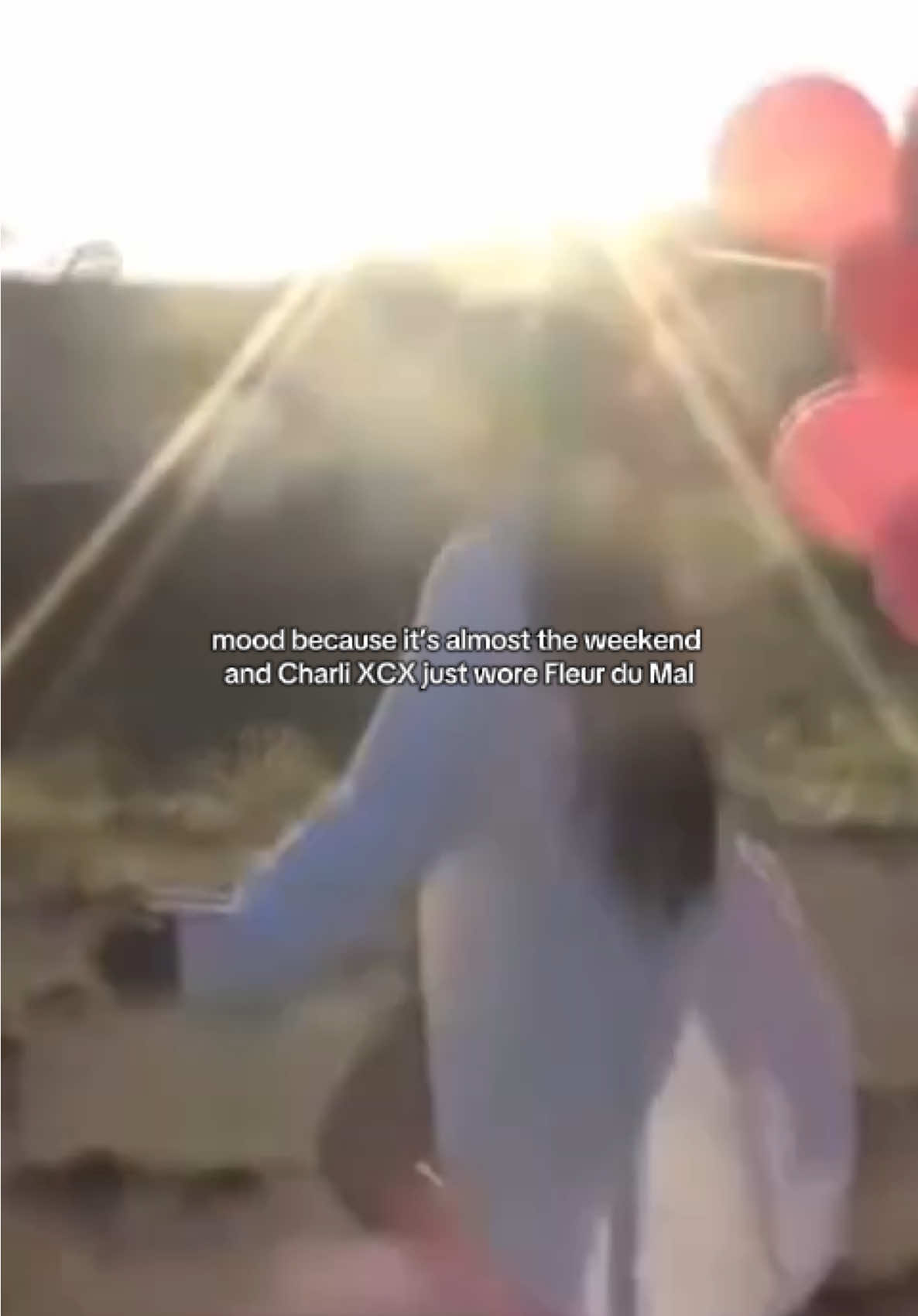 Someone bring us 1,000 pink balloons - the ultimate #fleurfatale Charli XCX wore our Molded Luxe Triangle Bra and High Waist Panty in Ivory for her music video, “party 4 u” #charlixcx #party4u #musicvideo 