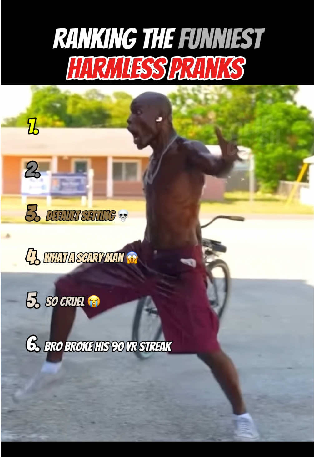 Harmless pranks 💀 #harmlessprank #top5 #treanding #top10 #ranking #fyp 