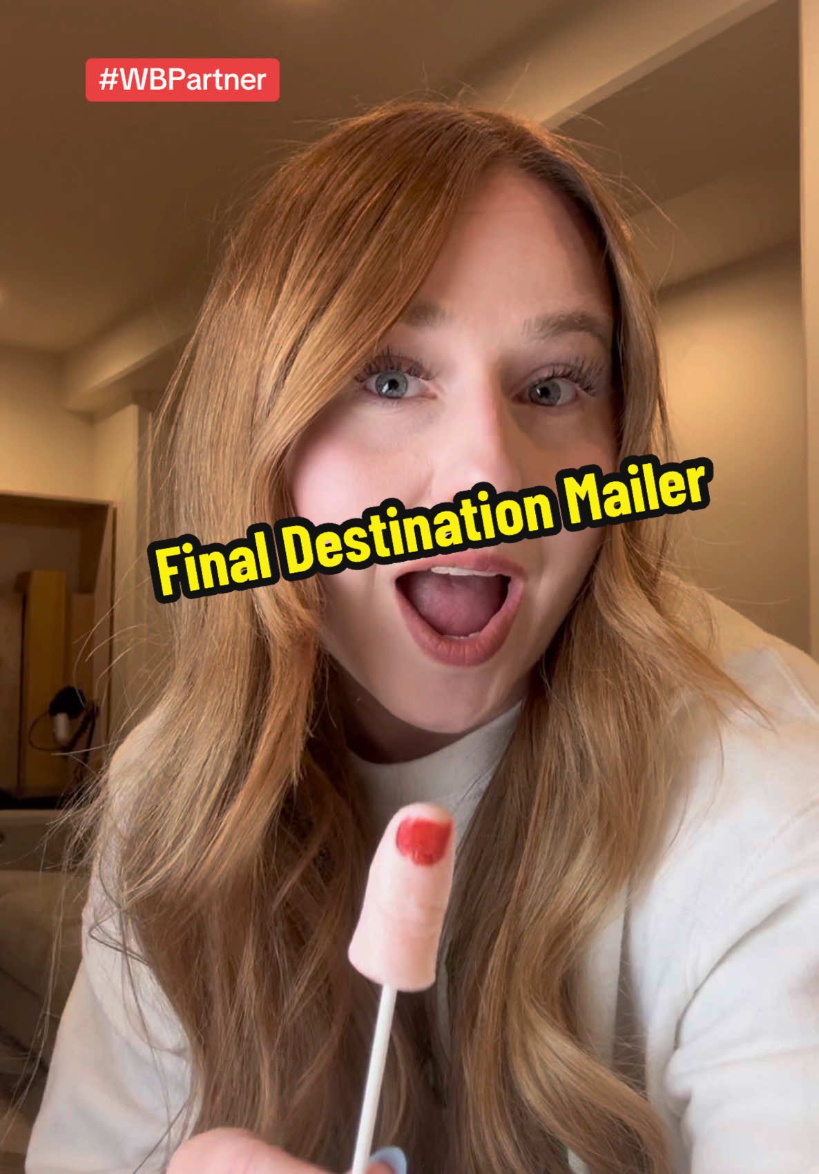 Thank you @Warner Bros. for this mailer 😈👹 time to traumatize myself to the new Final Destination Bloodlines movie :) #WBPartner #horror #horrormovie #finaldestination #movies #movietok #fyp 