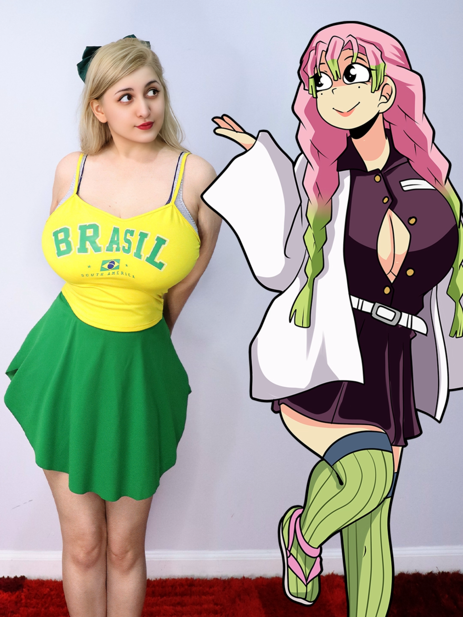 MITSURI 2D VS 3D 💗 #COSPLAY #JocyCosplay