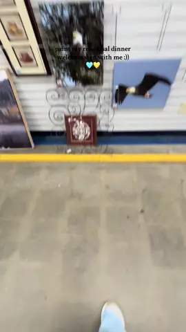 a voiceover🤭 who is she #painting #welcomesign #wedding #rehearsal #dinner #goodwill #thrifting #birds #angels 