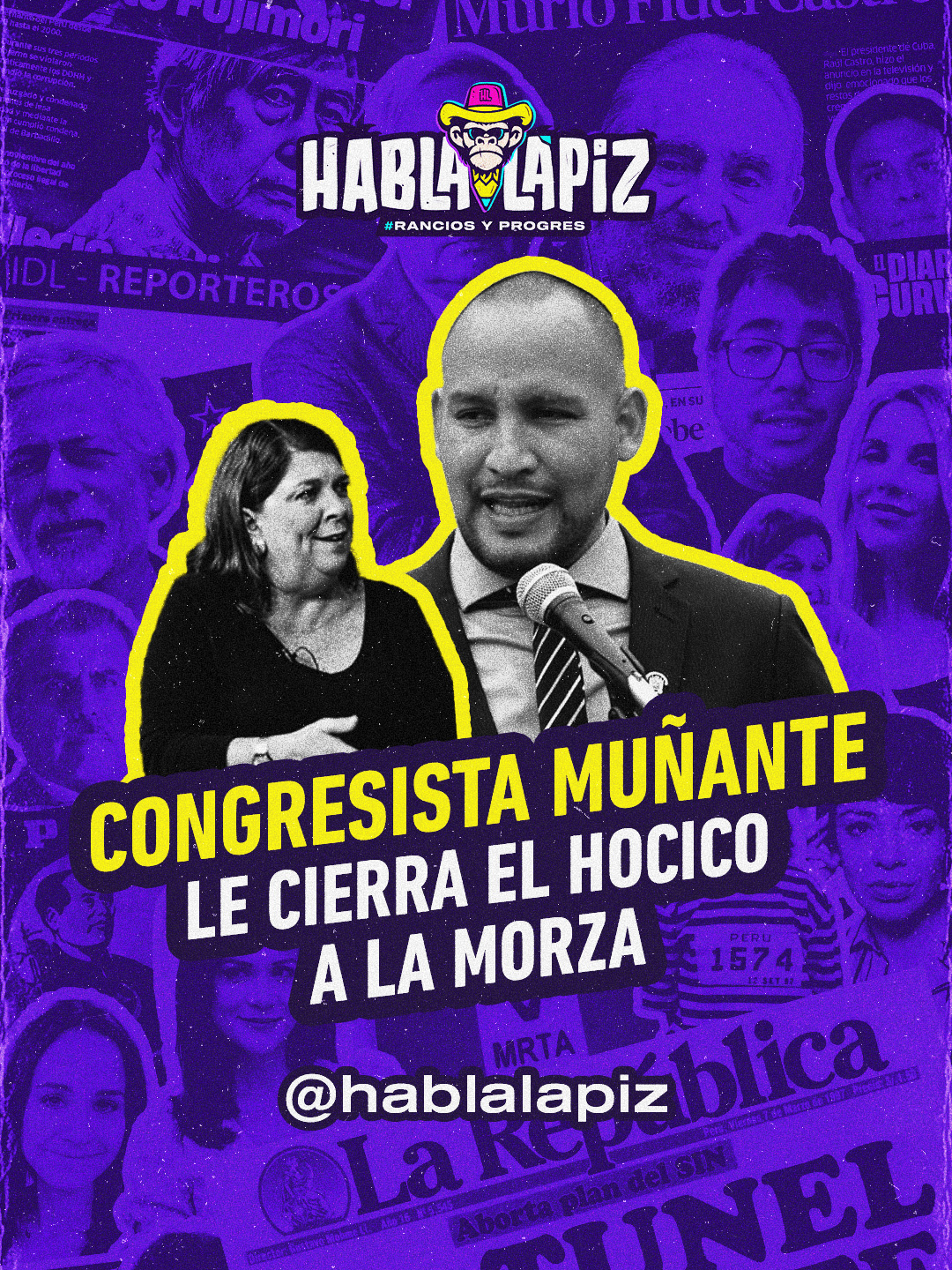 CONGRESISTA MUÑANTE LE CIERRA EL HOCICO A LA MORZA✏️🐵  .  .  .  .  .  #politicaperuana  #politica  #progres  #zurdos  #zurdoshdp  #caviares  #comunistas  #rojos  #lgtb🏳️‍🌈  #izquierda  #sarcasmo  #comunismo  #tucos  #morzapalacios #lamorza #rosamariapalacios