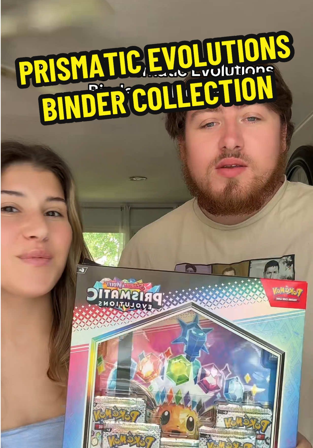 Opening Prismatic Evolutions Binder Collection 🙌🏻 #pokemon #pokemonpulls #bindercollection #prismaticevolutions 