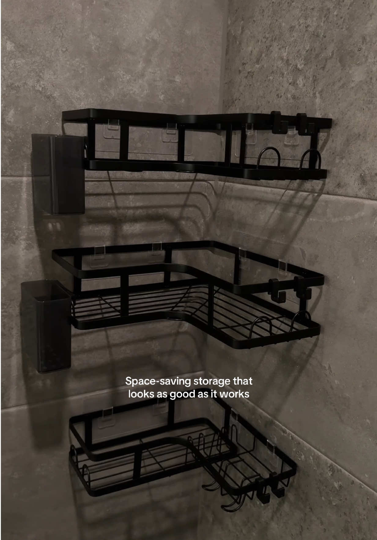 No screws, no stress — just stick it, store it, and love it! #phancir #phancirshowercaddybathroom #phancircornershower #cornershowercaddy #cornershowershelves #showercaddyorganizer #fyp #tiktokmademebuyit #tiktokshopfinds #TikTokShopSummerTurnUp 