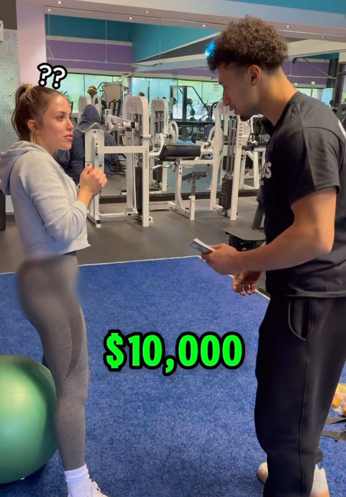 Can she beat me for $10,000💪🏽⁉️  @Dr Cal - AI Calorie Tracker code: Adam  @Pro-FitGym  #benchpress #challenge #Fitness #fitnesschallenge #viral #trending #gym #winmoney #mrbeast #rage #bodybuilder #drcal 