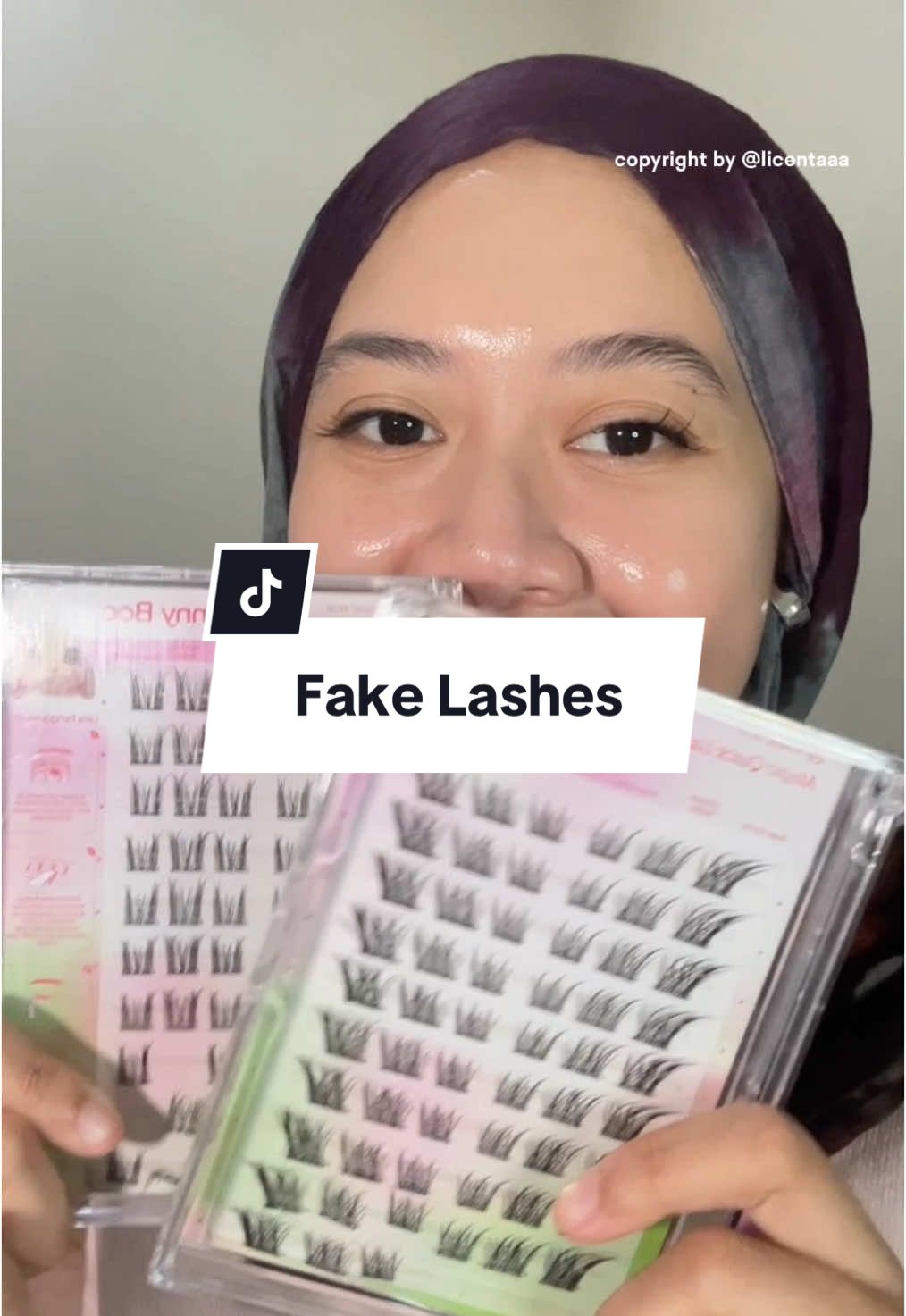 Fav aku yang bunny boo soalnyaa cu bangeettt, pas gitu lentiknya 😍 #fakelashes 