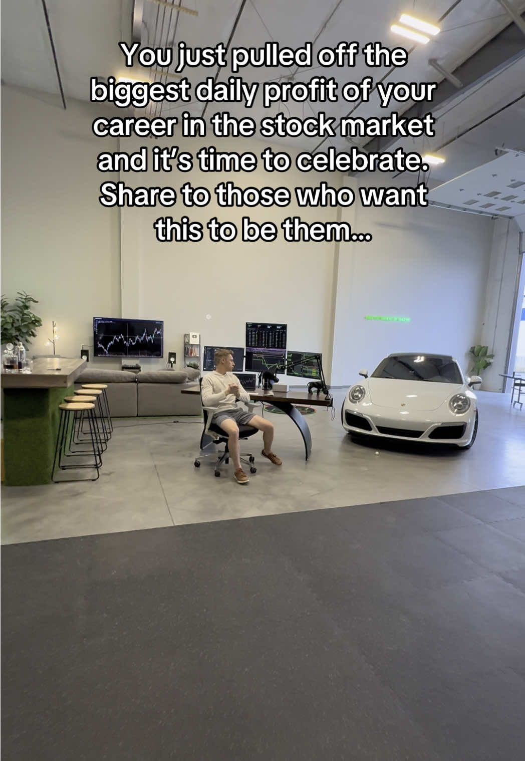 Claim this energy. Link in bio to learn #trading #stockmarket #office #fyp #stocktok 