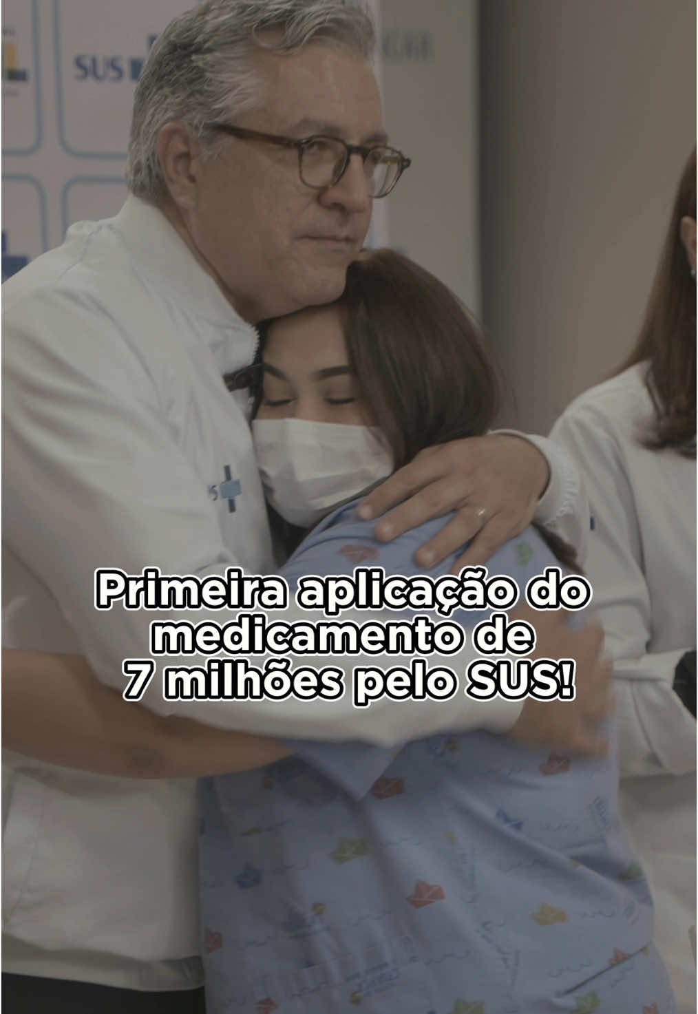 VIVA O SUS! Dia histórico e muito emocionante, com as primeiras aplicações do SUS do Zolgensma, medicamento para tratar crianças com AME. Com o SUS, o Brasil vive mais. 💙