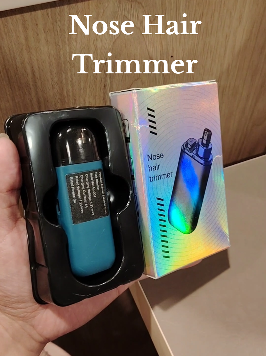 Nose Hair Trimmer  rechargeable,portable and handy, easy to clean, waterproof 🫡 #nosehairtrimmer #nosehairtrimmerviral #nosehairtrimmerformen #hairtrimmer #menessentials #mennosehairtrimmer #rechargeable #waterproof 