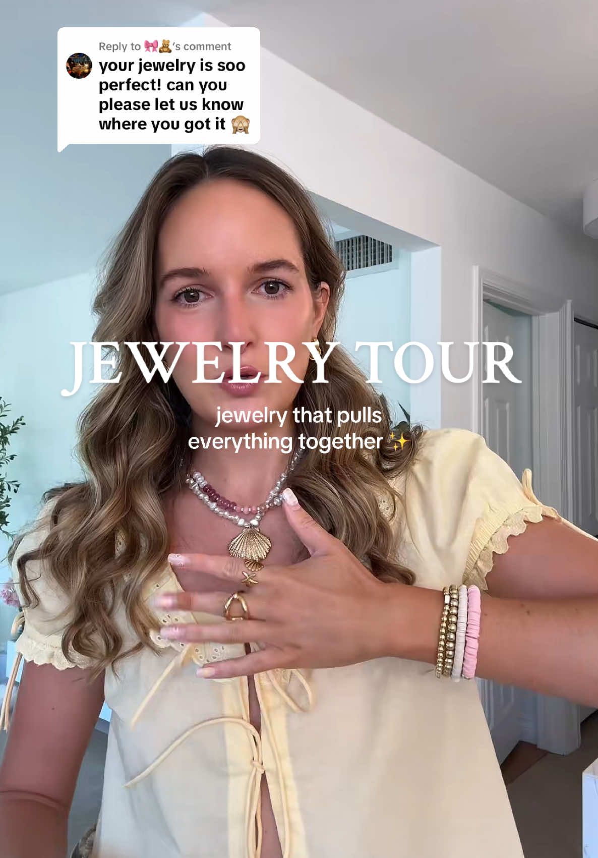 Replying to @🎀🧸 mini jewelry tour ✨ the little details make the biggest difference, which is your favorite?! #jewelry #necklaces #earrings #jewelrytips #outfittips 