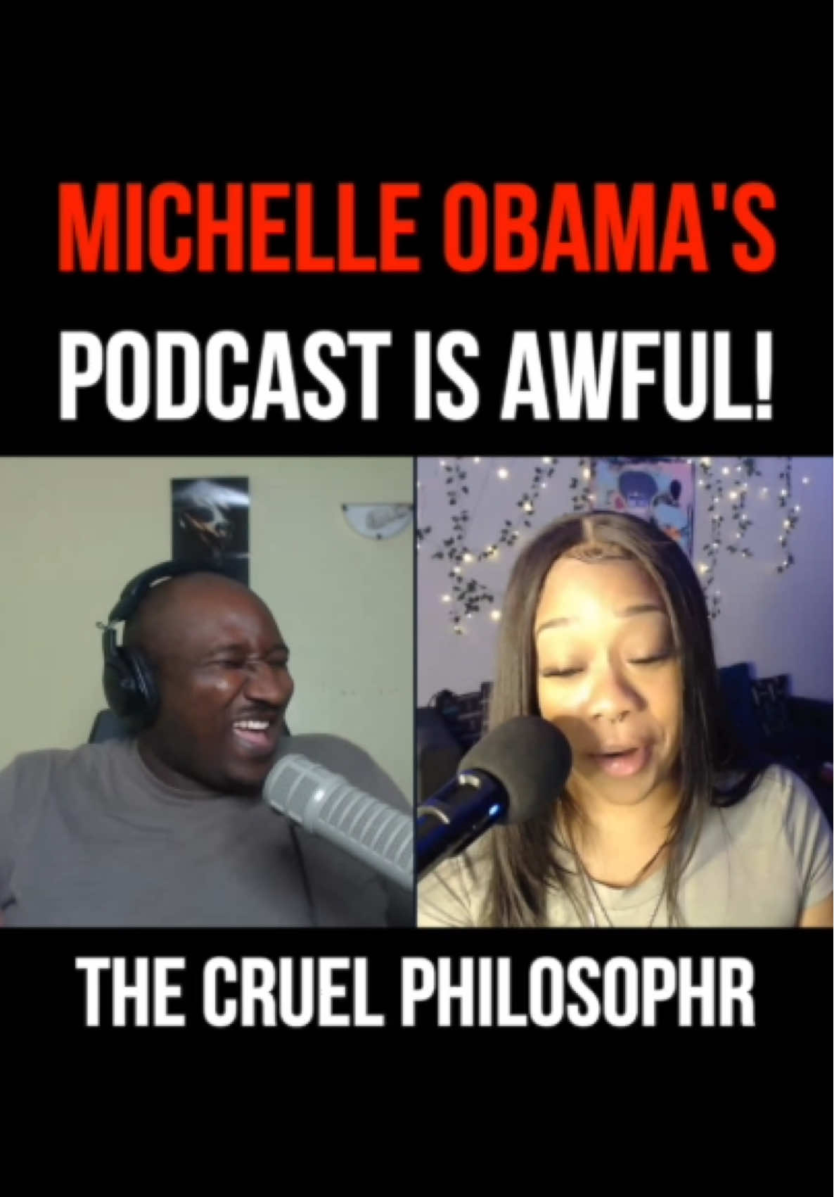 Have y’all been checking out Michelle Obama’s FIRE podcast? 😒 Ep. 175 - Yes, We Saw Sinners #cruelphilosophr #podcastclips #blackpodcast #michelleobama 