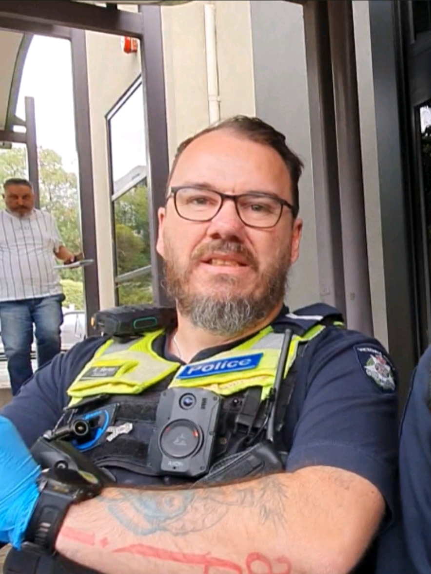 Tyrant Refuses Name & Badge While Gloving Up