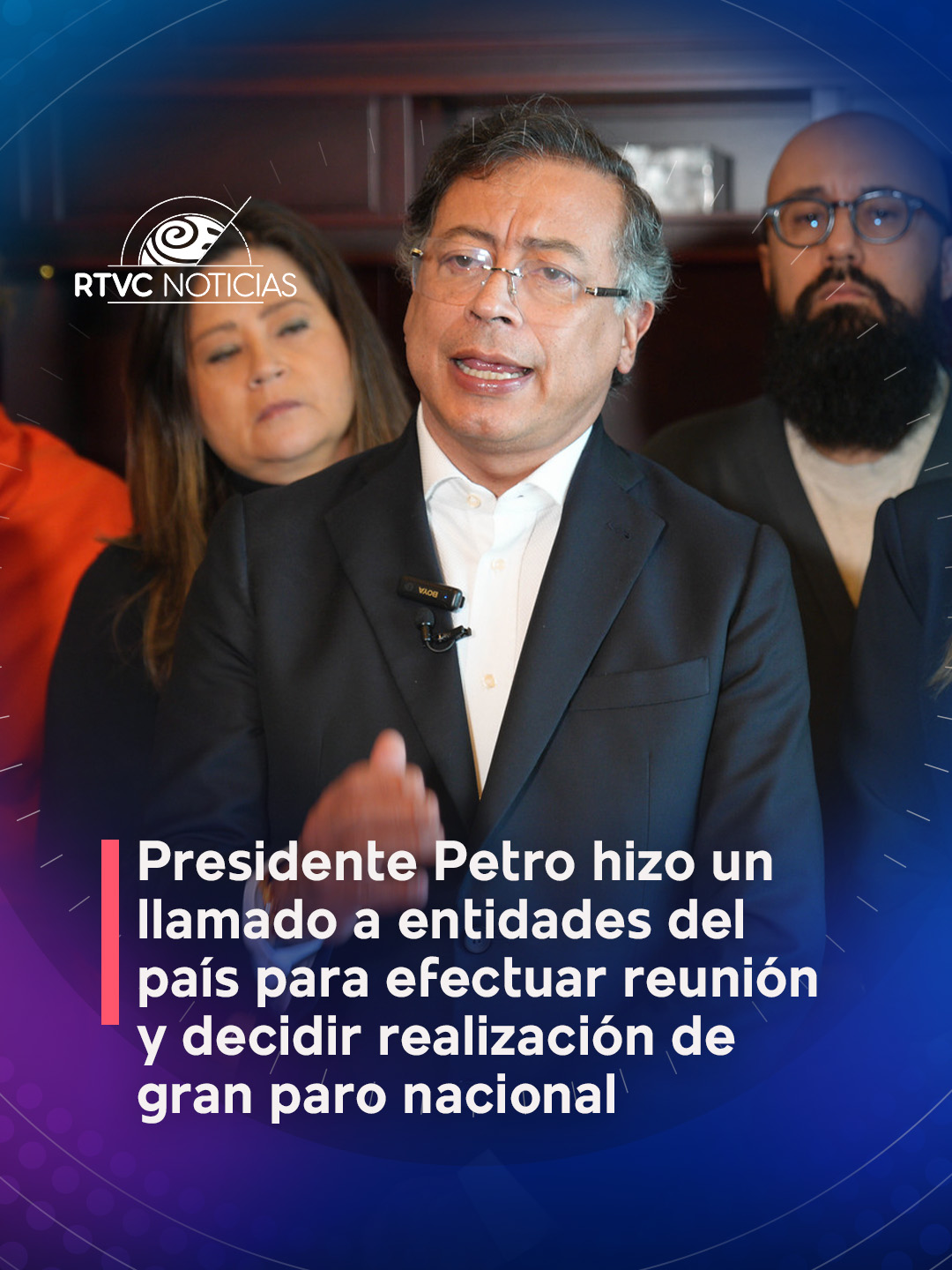 🇨🇴🚨El presidente Gustavo Petro hizo un llamado a todas las organizaciones sociales del país para que se reúnan este fin de semana y decidan sobre la realización de un gran paro nacional, tras las presuntas irregularidades en la votación de la consulta popular.