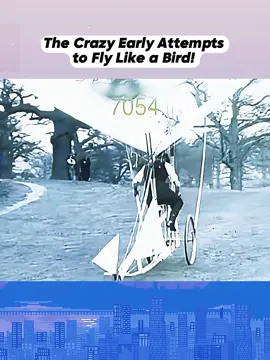 The Crazy Early Attempts to Fly Like a Bird! #US#fyp#foryou#EarlyFlight #AviationHistory #HumanIngenuity #FlightExperiment #FromEarthToSpace