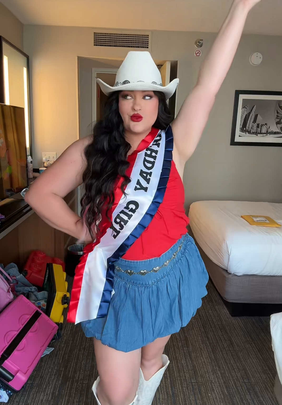 cowboy carter tour!!!!! ❤️💙 the best way to spend my birthday ✨ #cowboycarter #cowboycartertour @Beyoncé #birthdaygirl #cowboycarterchicago 