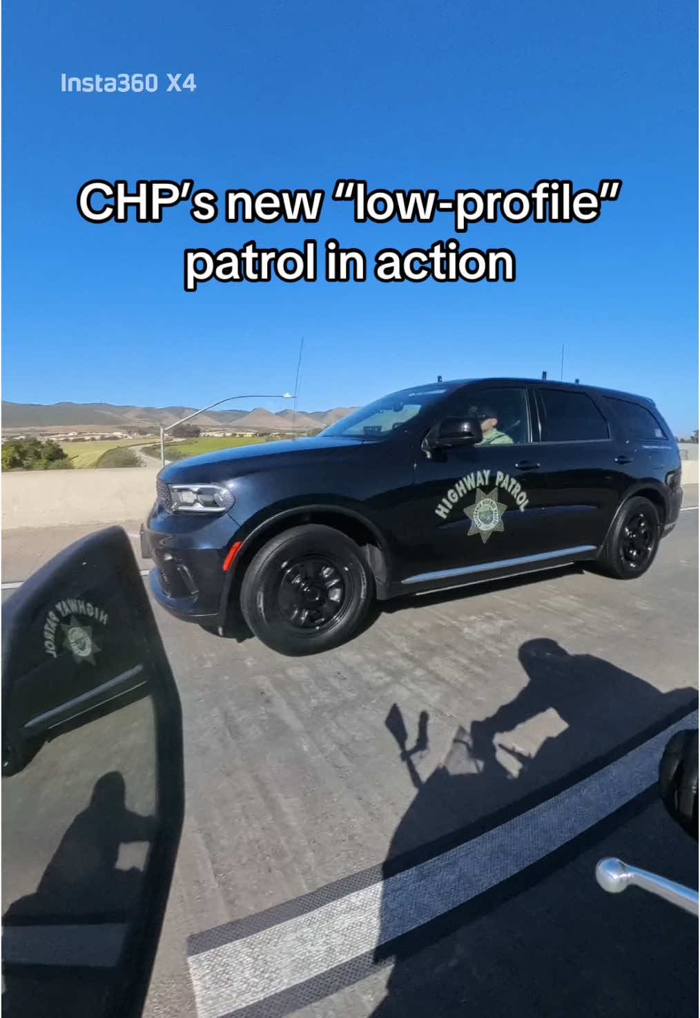 CHP’s new stealth vehicles. Kinda feel bad for whoever got pulled over. #kawasaki #kawasakininja #ninja500 #girlswhoride #girlswhoridemotorcycles #insta360 #insta360x4 #x4 #sedici #motorcycle #teacher #teacherthings #california #splittinglanes #california #biker #santamaria #santabarbara #bakersfield #groverbeach #slo #pakistani #desi #indian #chp #lowprofile #stealth 