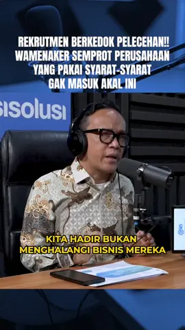 Wakil Menteri Ketenagakerjaan Indonesia, Bapak Immanuel Ebenezer (@Immanuel Ebenezer) menyebutkan bahwa akan ada peraturan untuk mengatur persyaratan kerja, dari mulai penghapusan kriteria umur hingga penahanan ijazah‼️