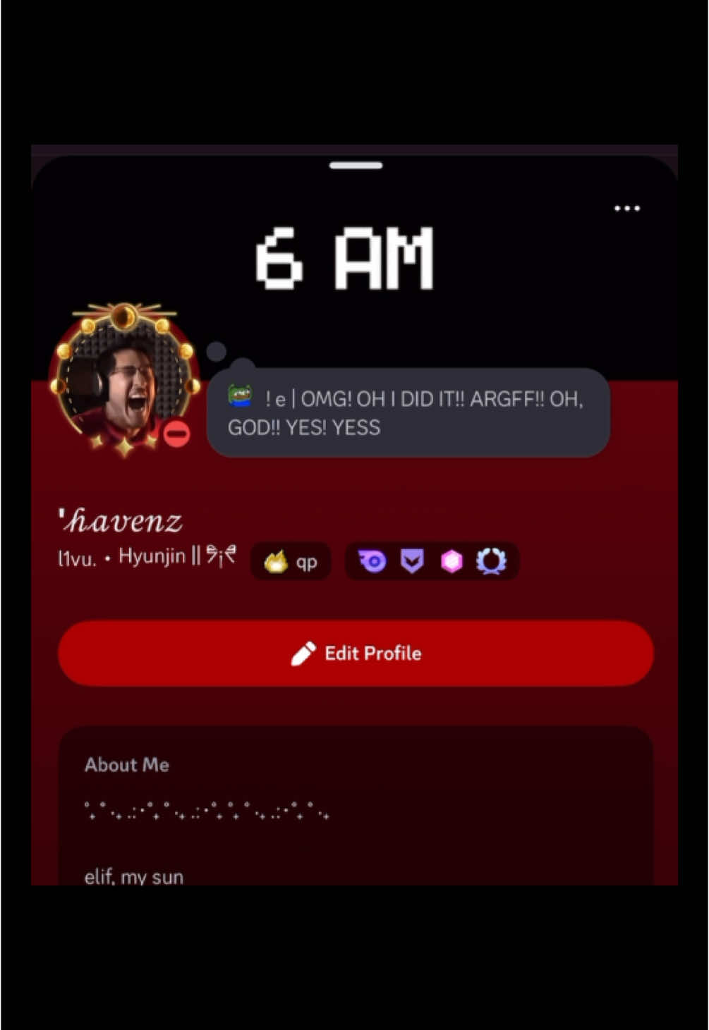OH MY GOD I DID IT !! #markliplier #discord #dc #profile #gif #fnaf #fivenightsatfreddys #challenge #meme #funny #youtube #tutorial #pfp #banner #inspiration #idea 