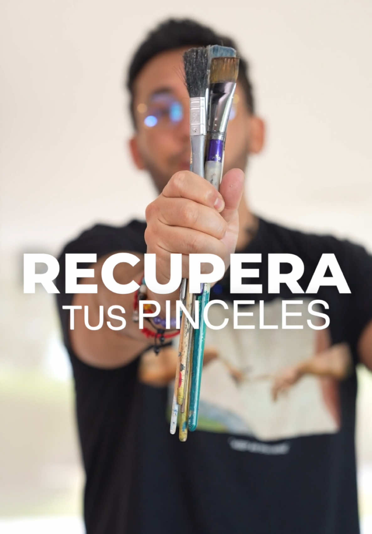 Recupera tus pinceles con este método de limpieza   #pintor #artistaplastico #pintura #pinturaartistica 
