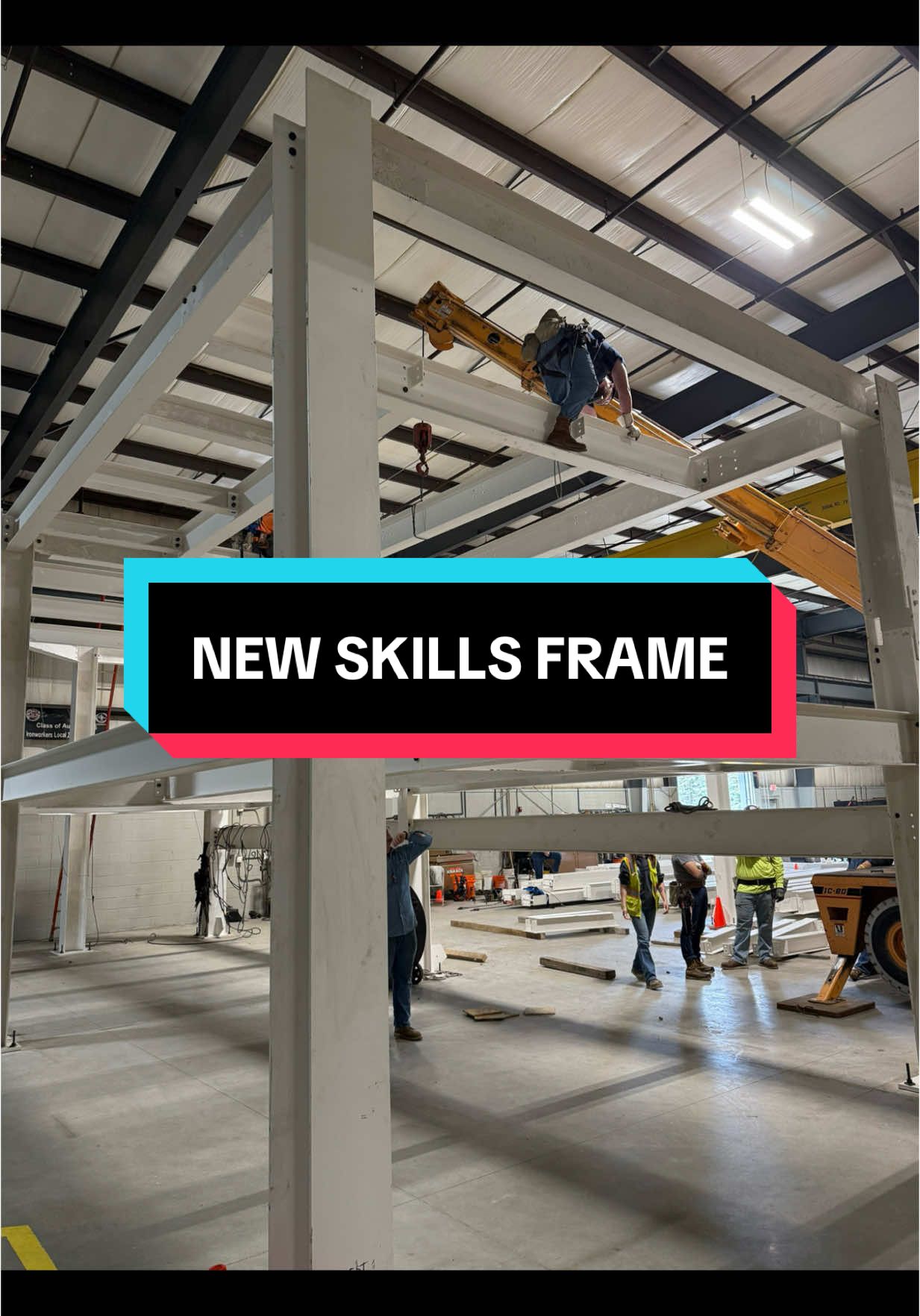 It was a collaborative effort with OE324, erecting the new skills frame! For a few of these apprentices, it was their first time doing raising gang. A job well done to ALlL helping to get this structure up! #raisinggang #rgt #skillsframe #iwlocal25 #apprenticeship #onthejobtraining #local25apprentice #ironworkerapprentice #skillsframetraining #dolapprenticeship #oe324