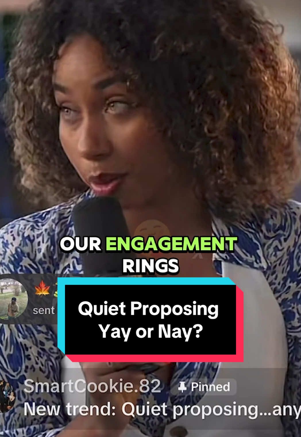 Intimate moment or all-eyes-on-you? How would you want to get proposed to? 💍👰 @EzeexNatalie #proposal #engagementring #engagedtiktok 