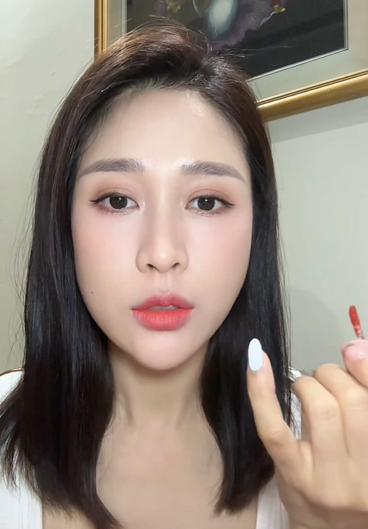 Son thuần chay. Ko chì, ko hoá chất độc hại an toàn cho cả mẹ bầu và em bé #xuhuong #camnhungdaily #sonthuanchay #mhihi 