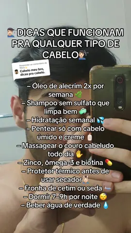 Respondendo a @Wazy🌟 Seu cabelo não é “ruim”. Ele só está seco e mal cuidado. Cuide do “básico” que ele vai  vai melhorar.               #cuidadoscomocabelo #rotinacapilar #cabelosaudavel #belezamasculina #glowupmasculino #looksmaxing  #cabelonatural #dicasdebeleza #melhorversao