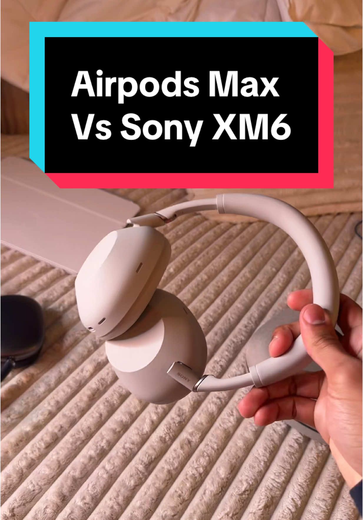 AirPods Max Vs Sony WH-1000XM6 #carterpcs #Tech #techtok #techfacts #sony #sonyxm6 #sonyheadphones #airpods #airpodsmax #headphones 