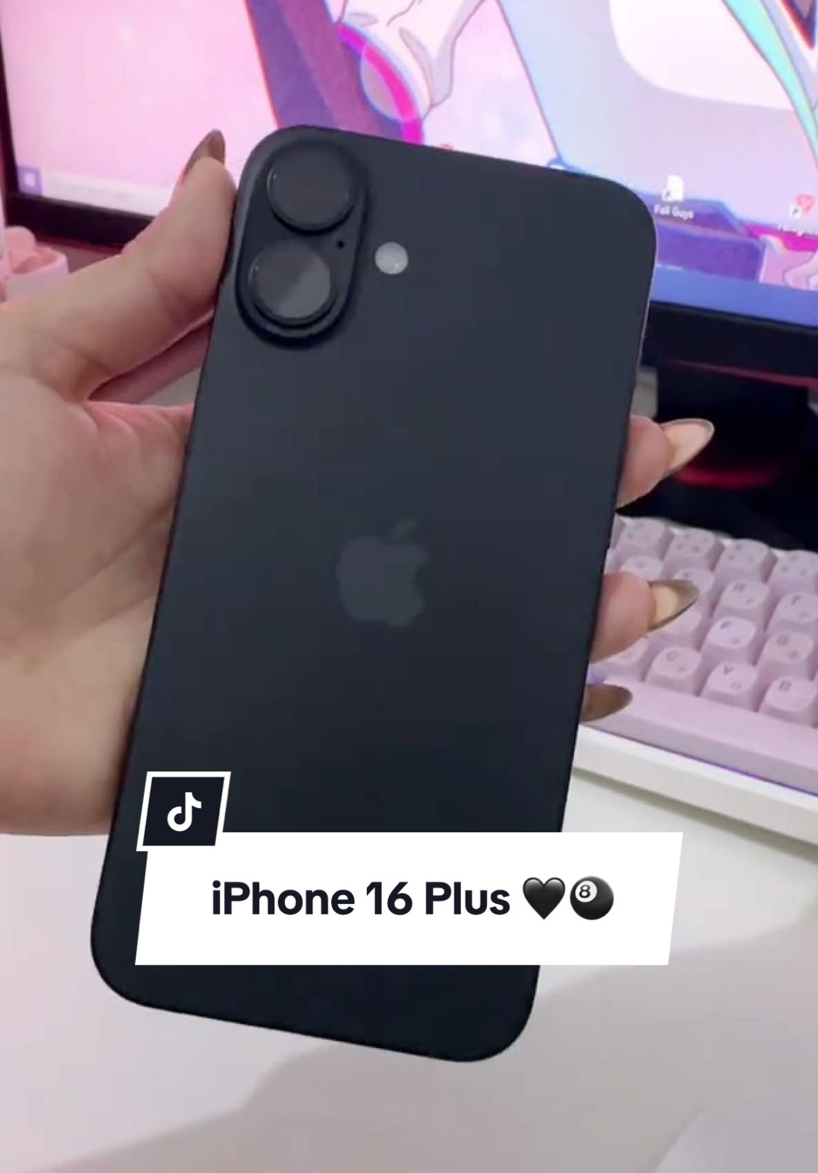 finally got my iphone 16 plus 🖤 #iphone #iphone16plus #black #apple #unboxing #aesthetic #fyp #foryou 