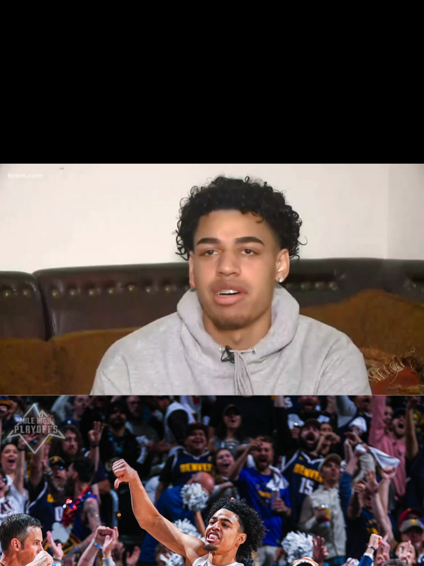 Big night for Vegas native  Julian Strawther. 15 PTS, 3-4 3-PT FG, Helps Nuggets force Game 7 vs OKC.  🎥 KREM 2 News  #julianstrawther #game7 #nuggetsokc #nuggetswin #jokicblock #sgamvp #shaigilgeousalexander 